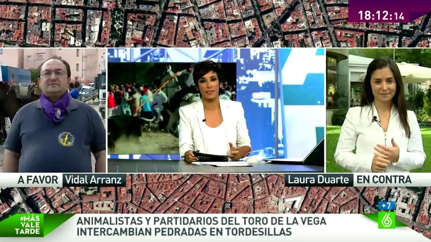 Laura Duarte, en Más Vale Tarde Laura Duarte, en Más Vale Tarde