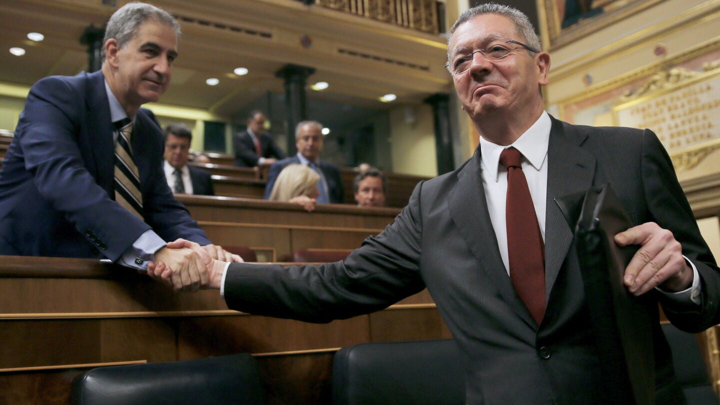 El ministro de Justicia, Alberto Ruiz-Gallard&oacute;n