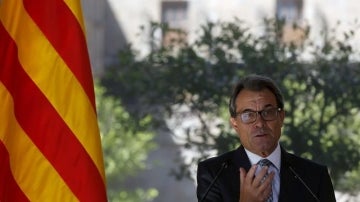 El presidente catalán, Artur Mas, valora el resultado del referéndum de Escocia