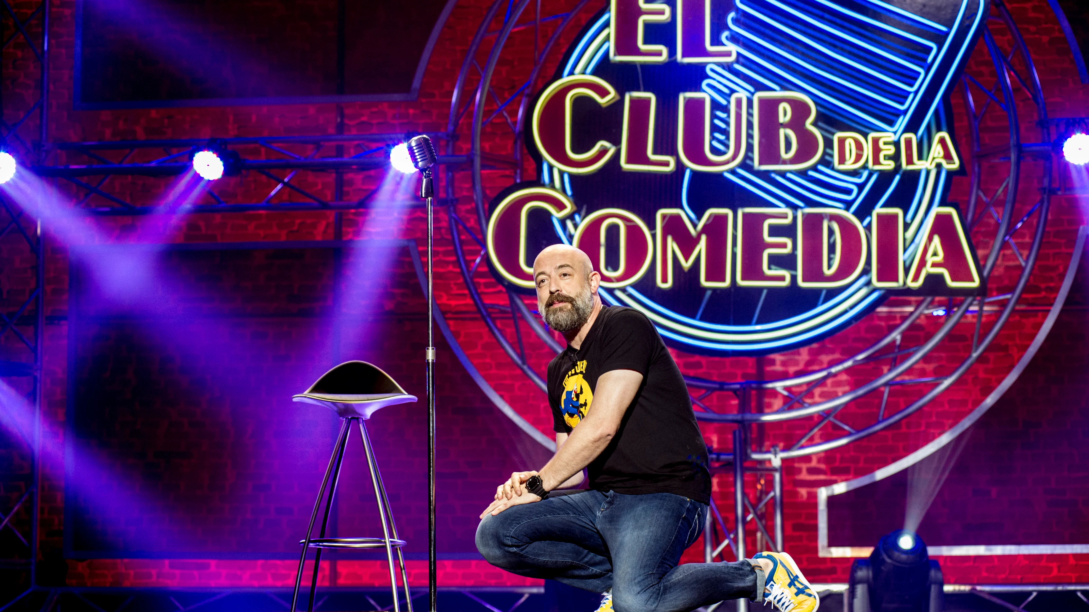 Goyo Jiménez sobre las tablas de El Club de la Comedia