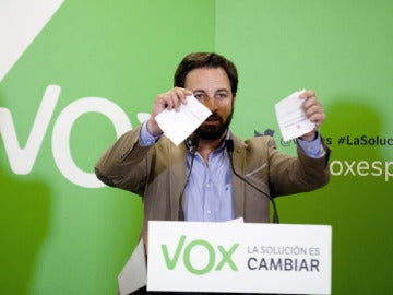 Santiago Abascal, presidente de Vox Santiago Abascal, presidente de Vox