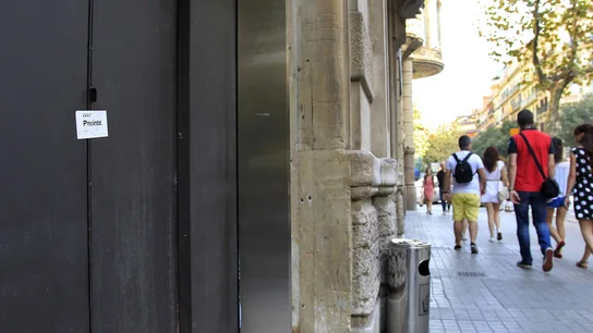 Uno de los pisos investigados en la operación contra la prostitución Uno de los pisos investigados en la operación contra la prostitución