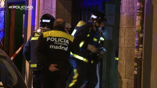Incendio en 'Policías en acción' Incendio en 'Policías en acción'