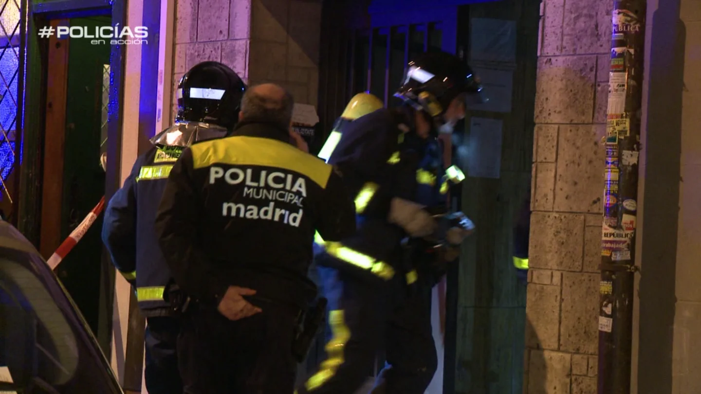 Incendio en 'Policías en acción' Incendio en 'Policías en acción'