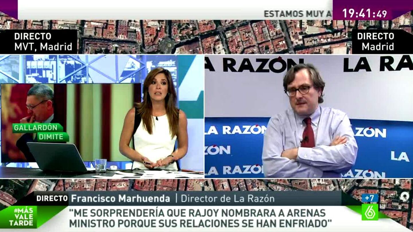 Francisco Marhuenda habla para M&aacute;s Vale Tarde