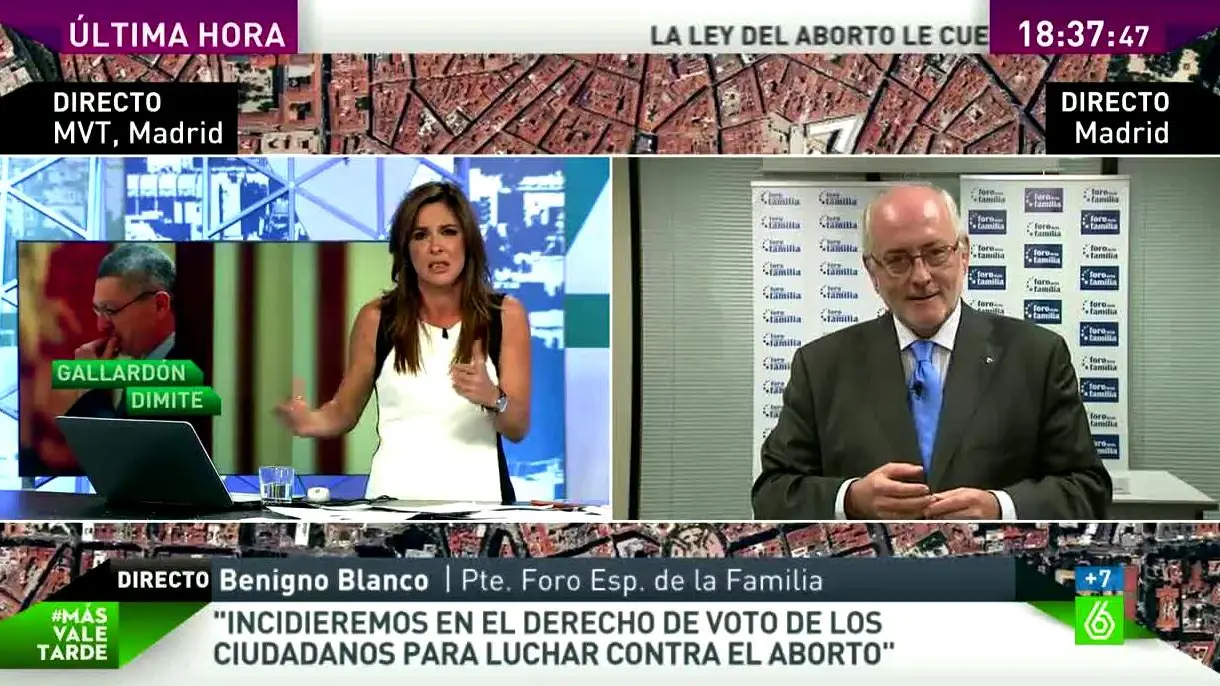 Benigno Blanco en Más Vale Tarde Benigno Blanco en Más Vale Tarde