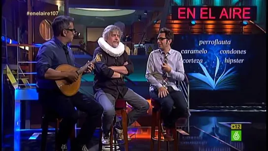Javier Coronas en En el aire Javier Coronas en En el aire