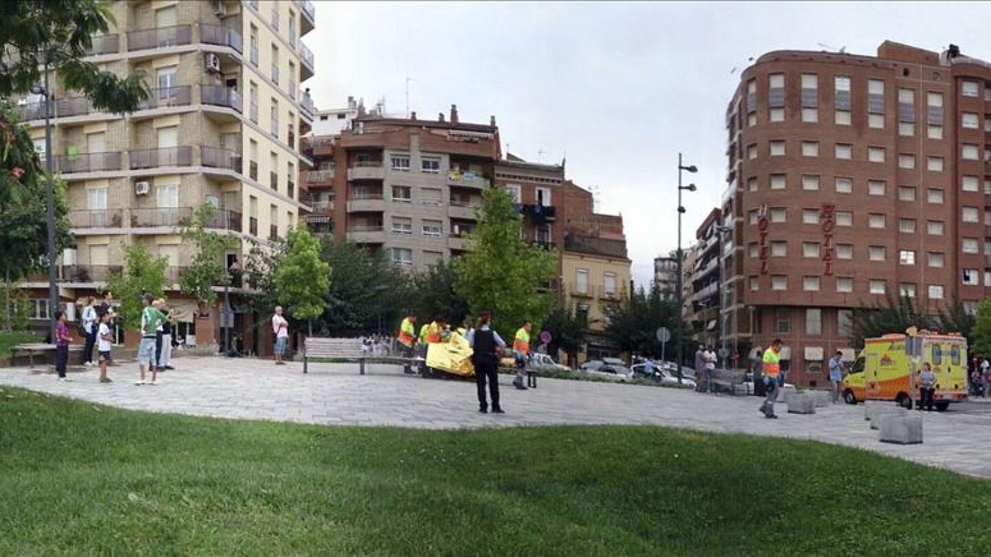 Atienden a un apu&ntilde;alado en Lleida