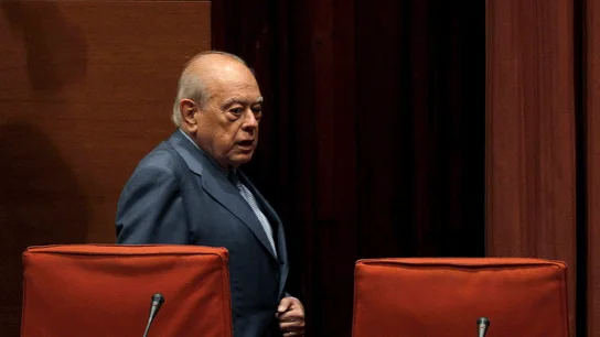 Jordi Pujol en el Parlament Jordi Pujol en el Parlament
