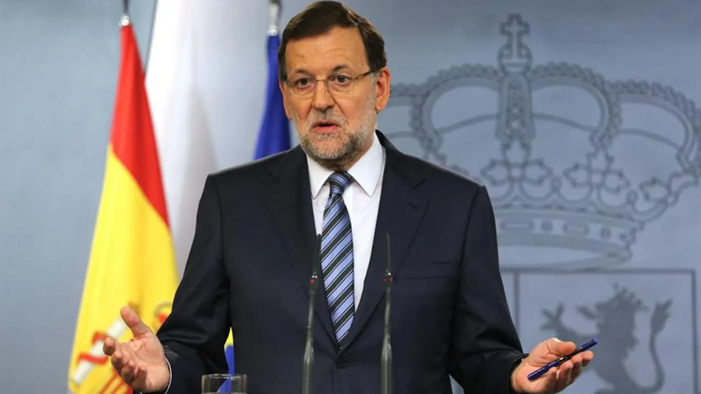 El presidente del Gobierno, Mariano Rajoy, durante su comparecencia El presidente del Gobierno, Mariano Rajoy, durante su comparecencia