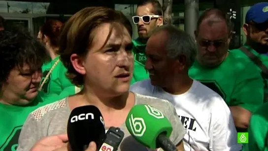 Ada Colau sale de los juzgados de Barcelona Ada Colau sale de los juzgados de Barcelona