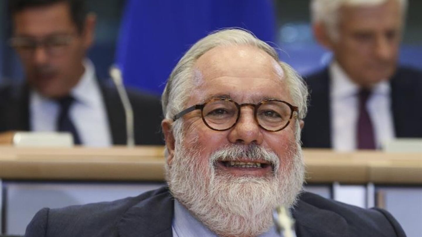 Miguel Arias Ca&ntilde;ete ante la Euroc&aacute;mara