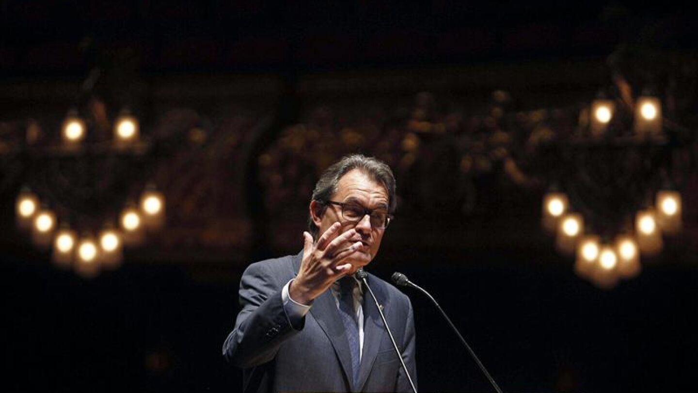 Artur Mas en el Gran Teatre del Liceu 