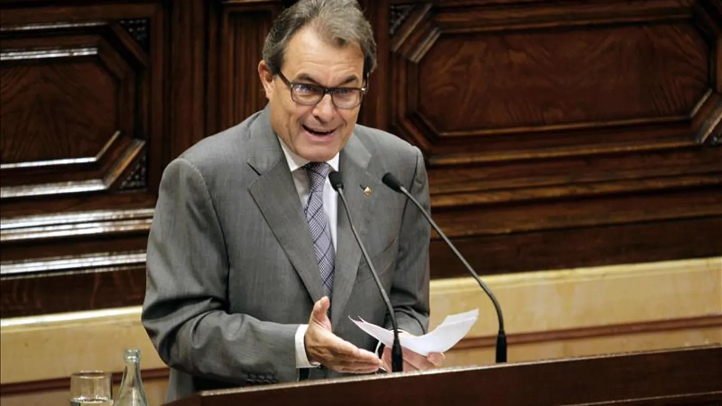 Artur Mas en el Parlament catalán Artur Mas en el Parlament catalán