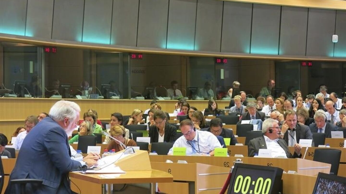 Miguel Arias Ca&ntilde;ete en el Europarlamento