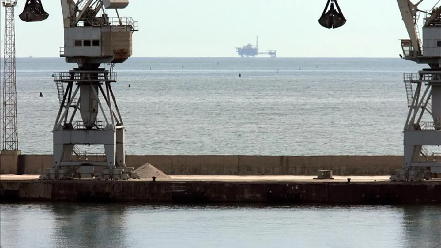 La plataforma de gas Castor. La plataforma de gas Castor