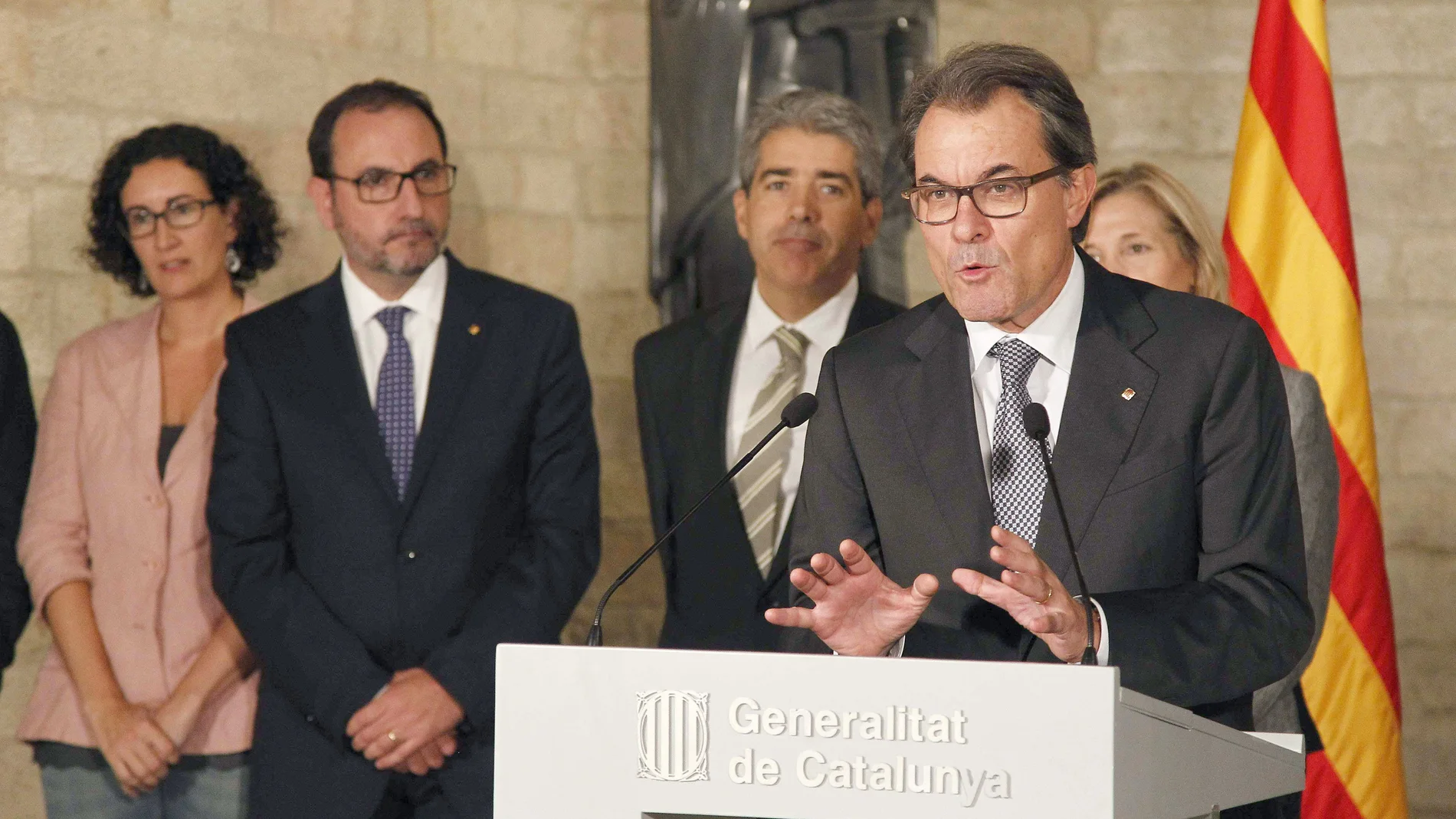  El presidente de la Generalitat, Artur Mas 