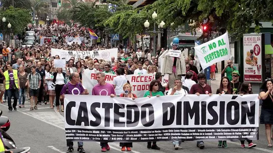 Alicante pide la dimisión de Castedo Alicante pide la dimisión de Castedo