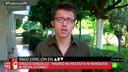 Íñigo Errejón en ARV Íñigo Errejón en ARV