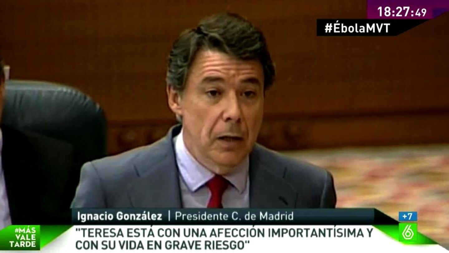 Ignacio Gonz&aacute;lez en la Asamblea de Madrid