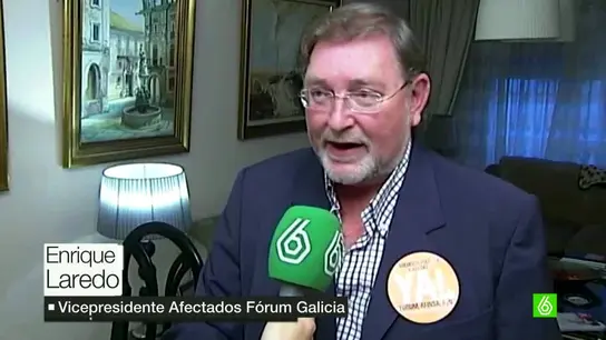 Enrique Laredo, vicepresidente de Afectados Fórum Galicia Enrique Laredo, vicepresidente de Afectados Fórum Galicia
