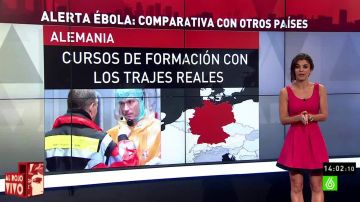 Lorena Baeza analiza la protección de otros países frente al ébola