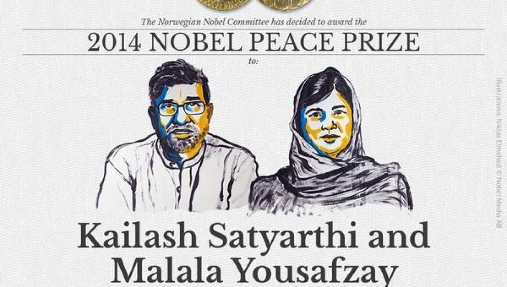 Kailash Satyarthi y Malala Yousafzay, Nobel de la Paz