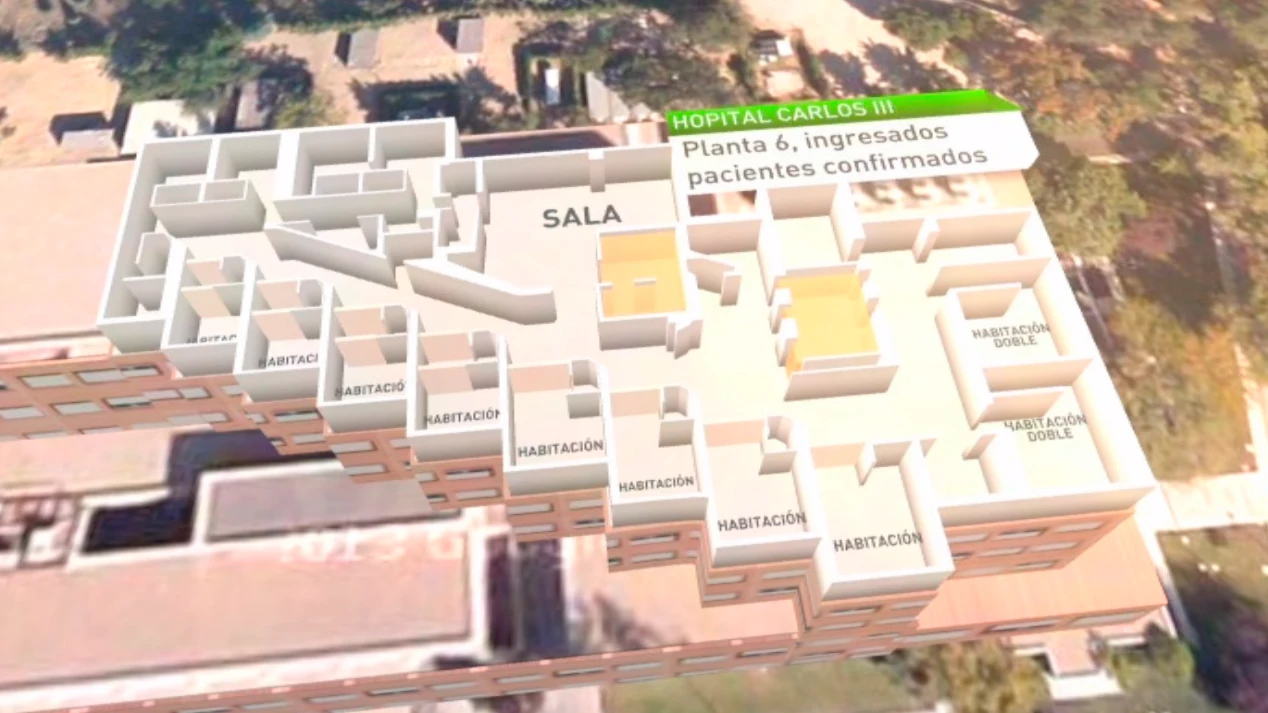 Grafismo Hospital Carlos III