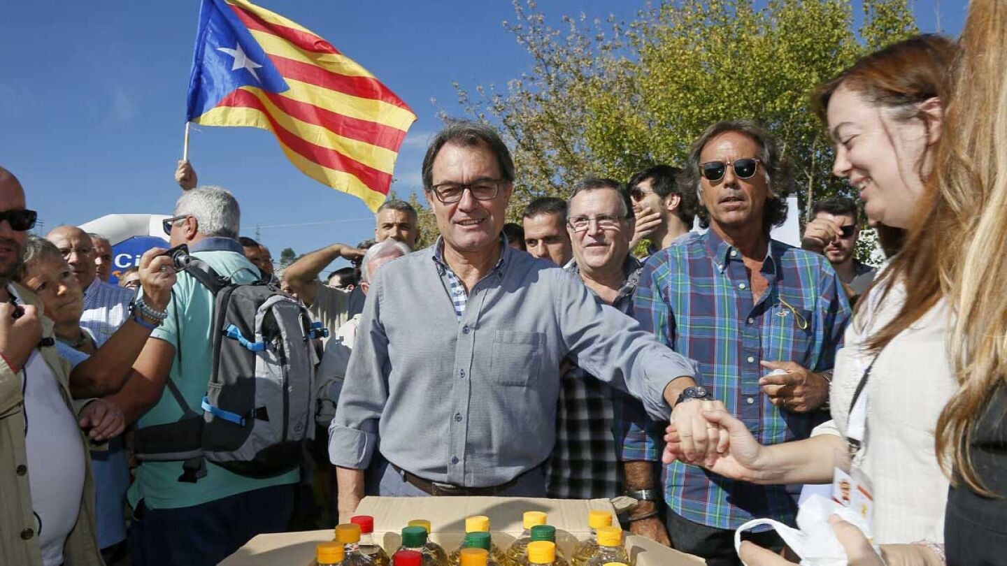 El presidente de la Generalitat, Artur Mas