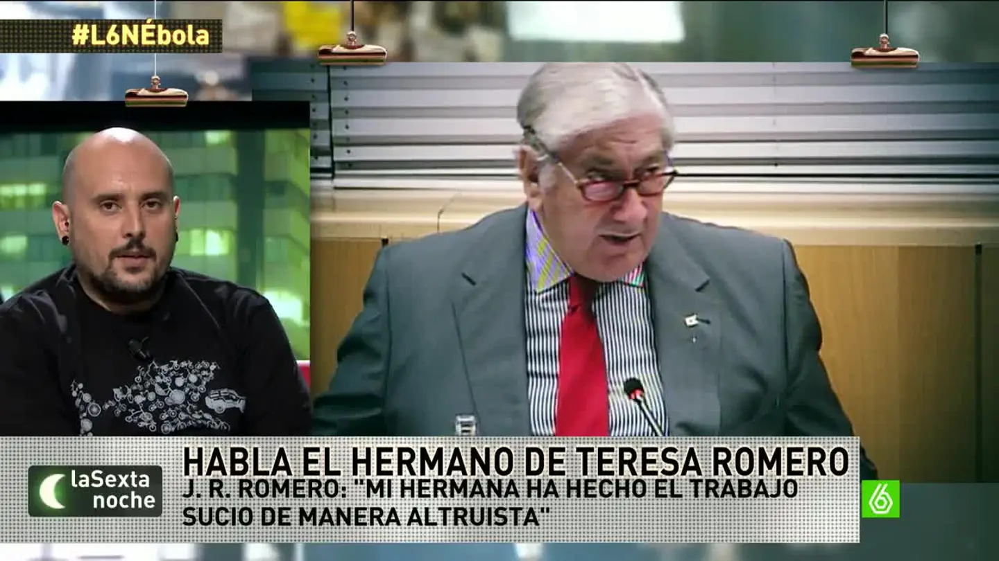 José Ramón Romero, hermano de Teresa: "El consejero de Sanidad no quiere asumir responsabilidades" José Ramón Romero, hermano de Teresa: "El consejero de Sanidad no quiere asumir responsabilidades"