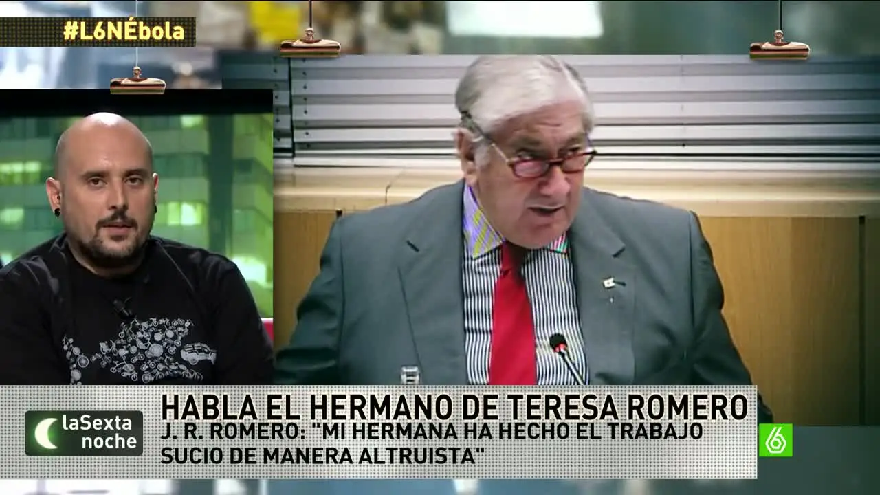 José Ramón Romero, hermano de Teresa: "El consejero de Sanidad no quiere asumir responsabilidades" José Ramón Romero, hermano de Teresa: "El consejero de Sanidad no quiere asumir responsabilidades"