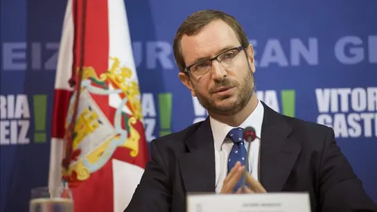 Javier Maroto, alcalde de Vitoria, durante un acto Javier Maroto, alcalde de Vitoria, durante un acto