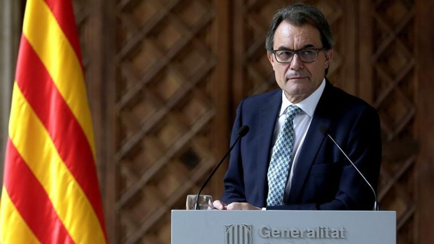 El presidente de Catalu&ntilde;a, Artur Mas