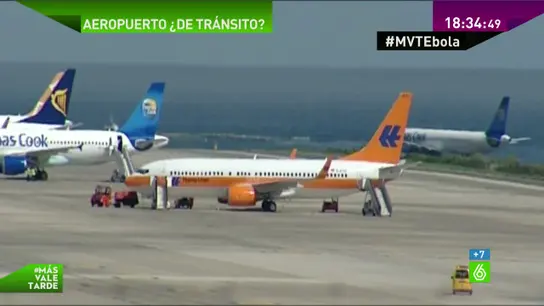 Gran Canaria aeropuerto de tránsito entre occidente y el África más afectado por el ébola  Gran Canaria aeropuerto de tránsito entre occidente y el África más afectado por el ébola