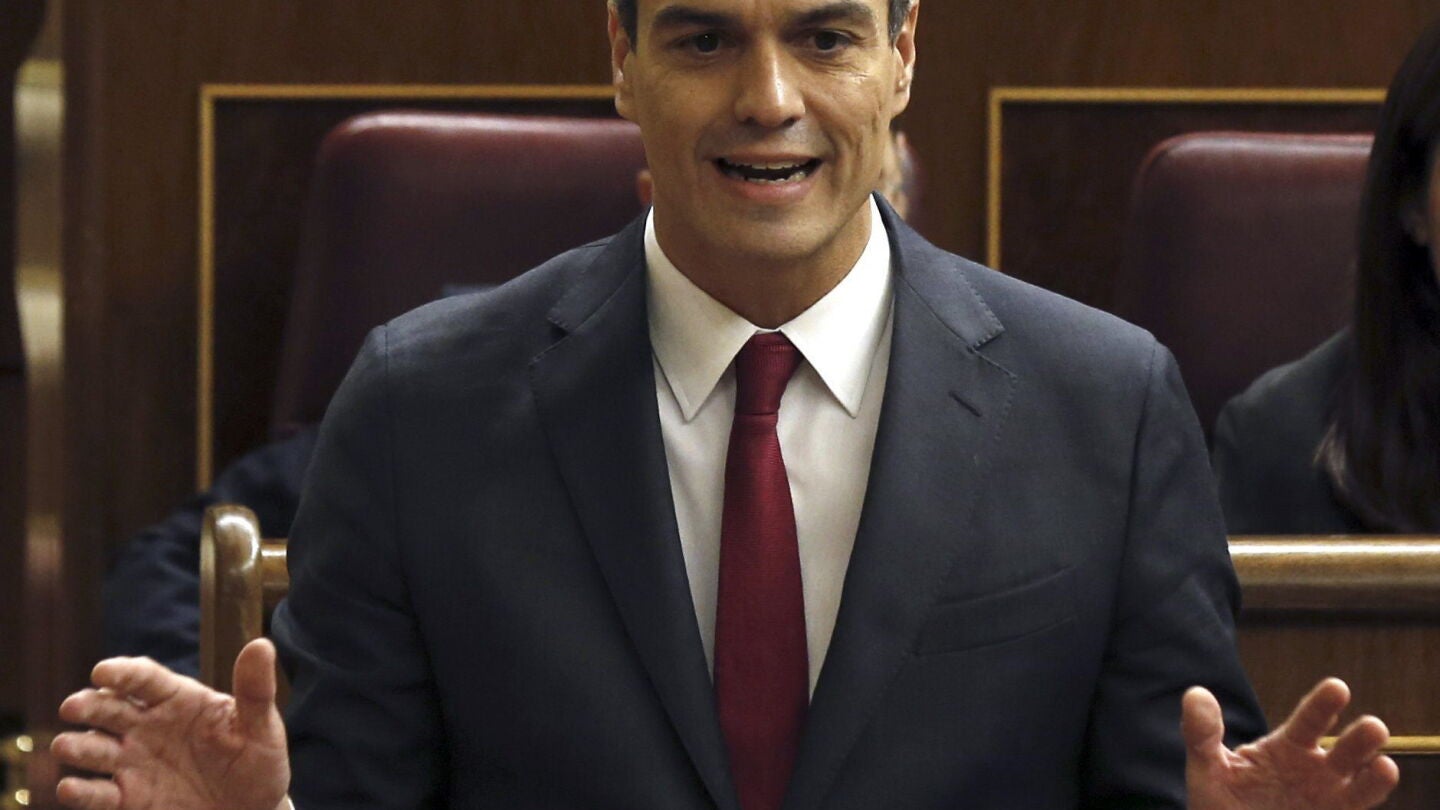 El l&iacute;der del PSOE, Pedro S&aacute;nchez