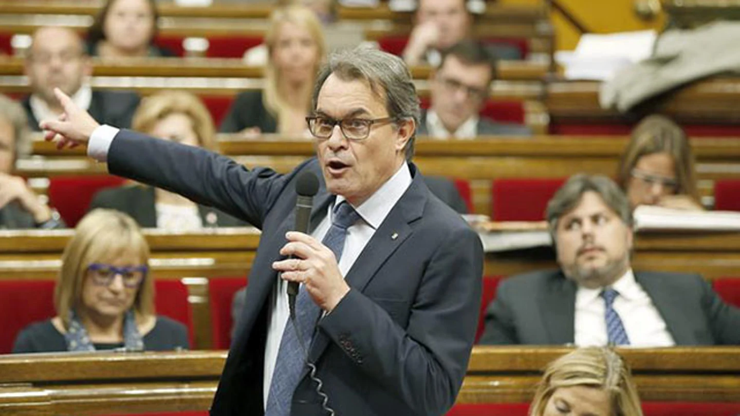 Artur Mas en el Parlament Artur Mas en el Parlament