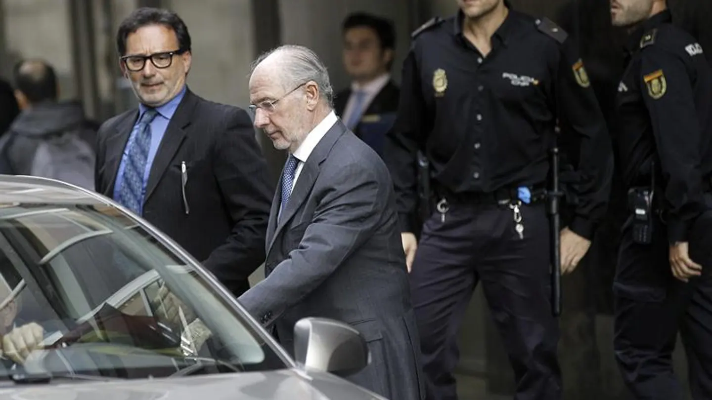 Rodrigo Rato, a su salida de la Audiencia Nacional Rodrigo Rato, a su salida de la Audiencia Nacional
