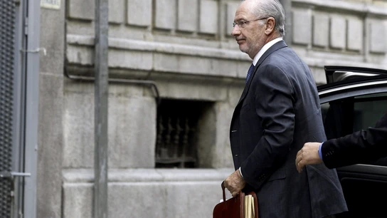Rodrigo Rato llega a la Audiencia Nacional Rodrigo Rato llega a la Audiencia Nacional