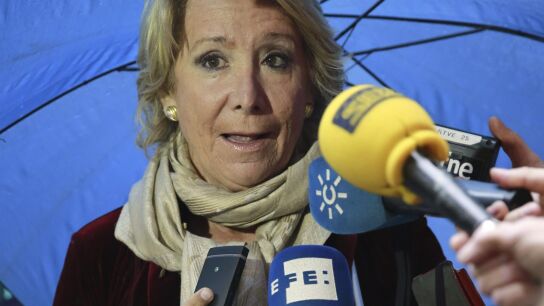 La presidenta del PP de Madrid, Esperanza Aguirre