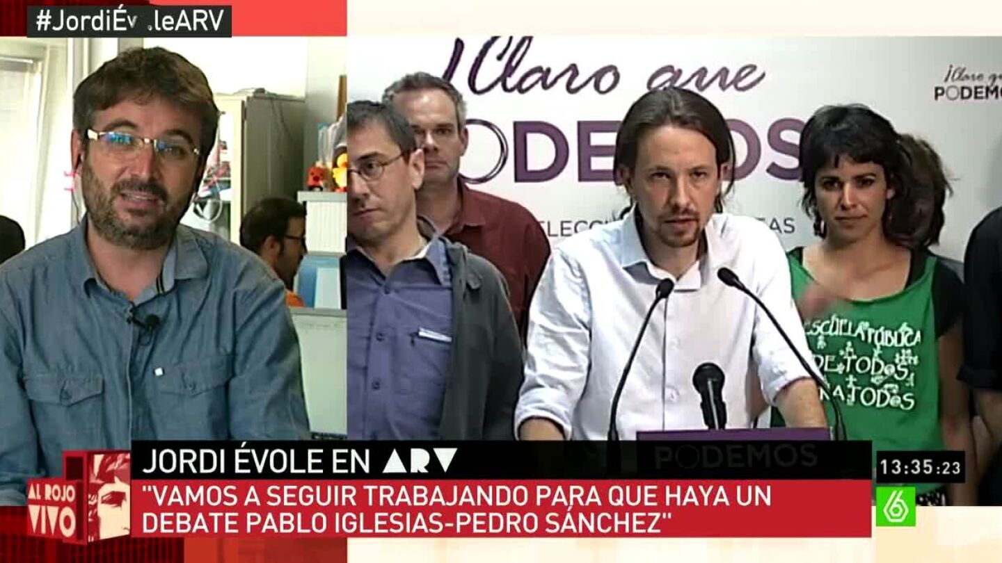 Jordi &Eacute;vole habla sobre Podemos