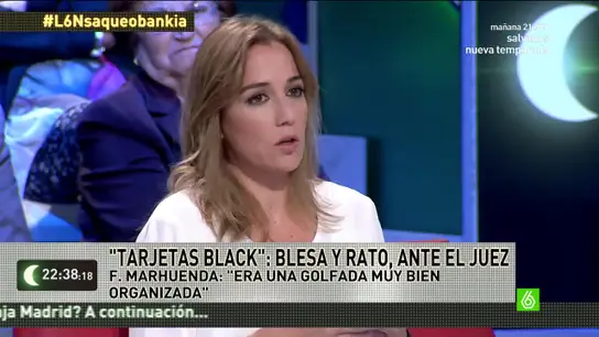 Tania Sánchez: "El 'Tamayazo' cambió la voluntad de las urnas para impedir la caída de Blesa en Caja Madrid" Tania Sánchez: "El 'Tamayazo' cambió la voluntad de las urnas para impedir la caída de Blesa en Caja Madrid"