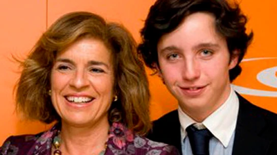 Nicolás posa junto a Ana Botella Nicolás posa junto a Ana Botella