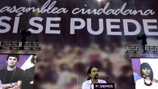 Pablo Iglesias, en Vistalegre Pablo Iglesias, en Vistalegre