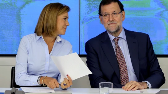 Cospedal y Mariano Rajoy Cospedal y Mariano Rajoy