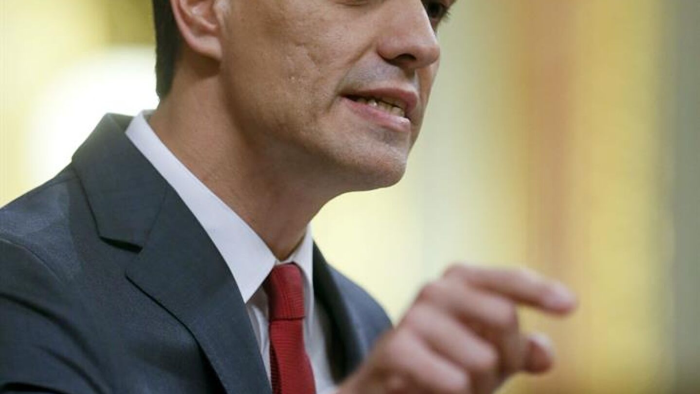 Pedro S&aacute;nchez, l&iacute;der del PSOE