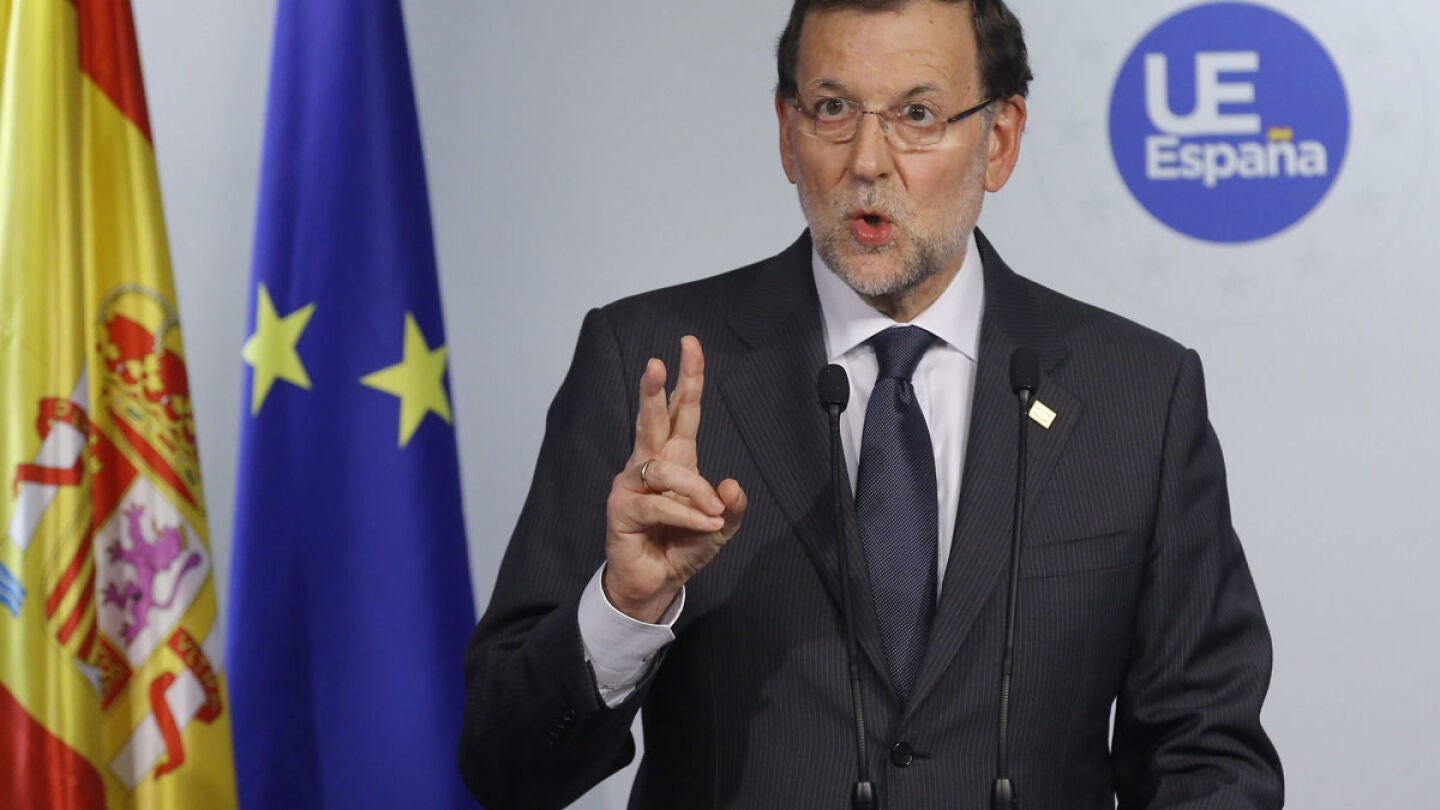 Mariano Rajoy en Bruselas