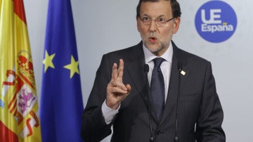 Mariano Rajoy en Bruselas