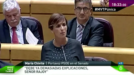 Maria Chivite en el Senado Maria Chivite en el Senado