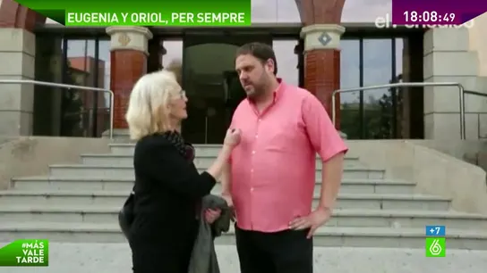 Reencuentro de Eugenia y Oriol Junqueras Reencuentro de Eugenia y Oriol Junqueras