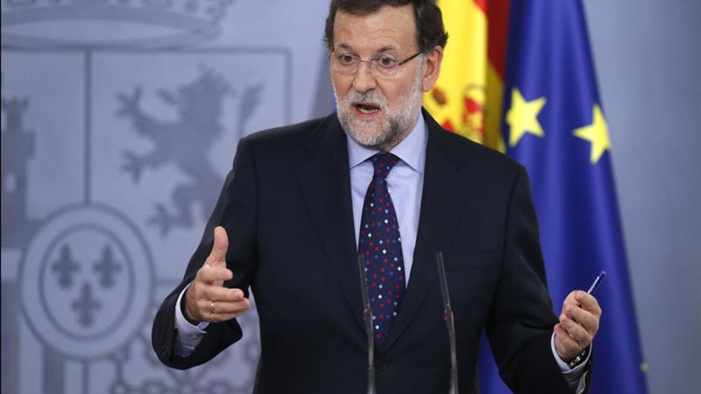 Mariano Rajoy en rueda de prensa